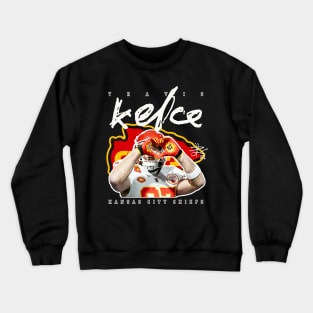 Travis Kelce Kansas City Chiefs Crewneck Sweatshirt